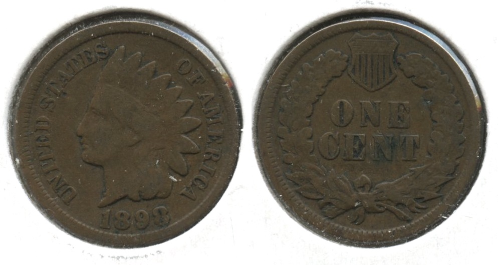 1898 Indian Head Cent Good-4 #al