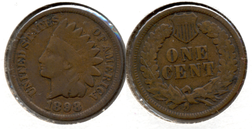 1898 Indian Head Cent Good-4 h