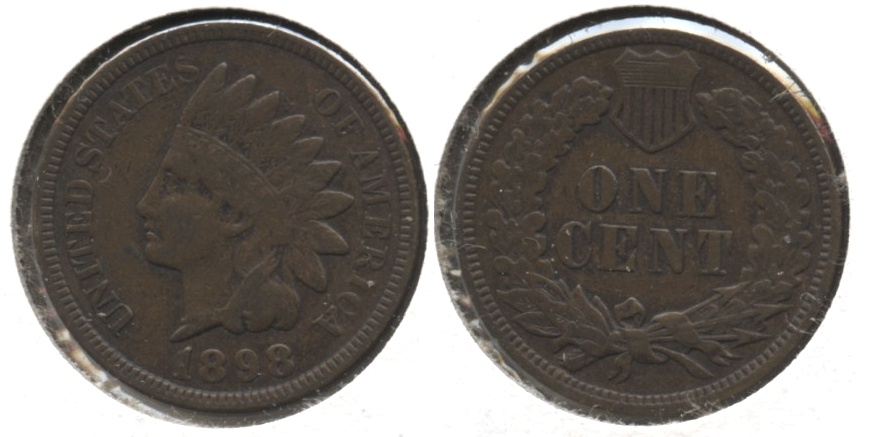 1898 Indian Head Cent VF-20 #d