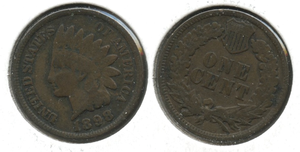 1898 Indian Head Cent VG-8 #e