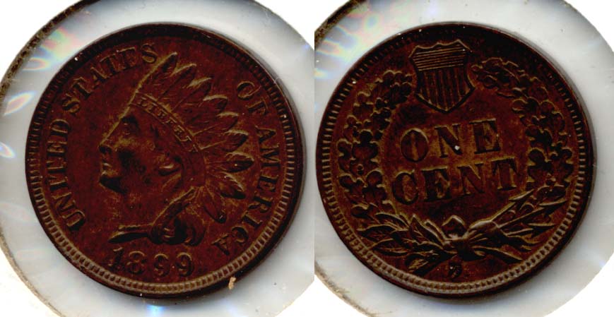 1899 Indian Head Cent AU-55