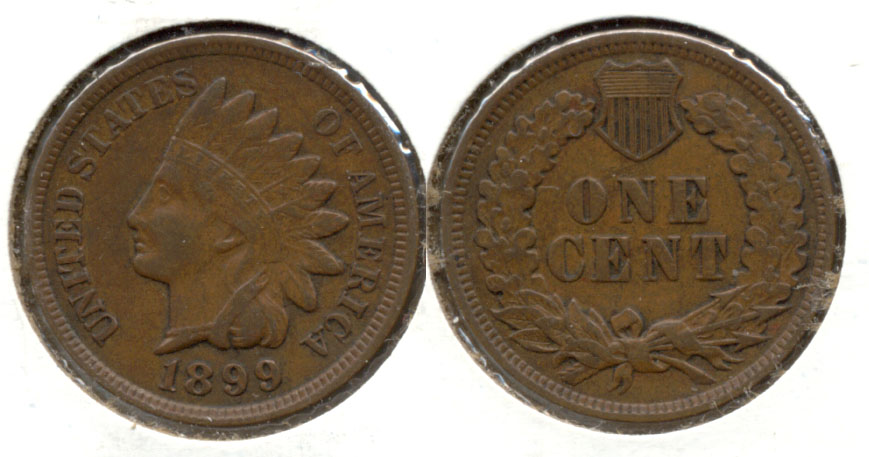 1899 Indian Head Cent EF-40 b