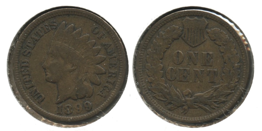 1899 Indian Head Cent Good-4 #ah