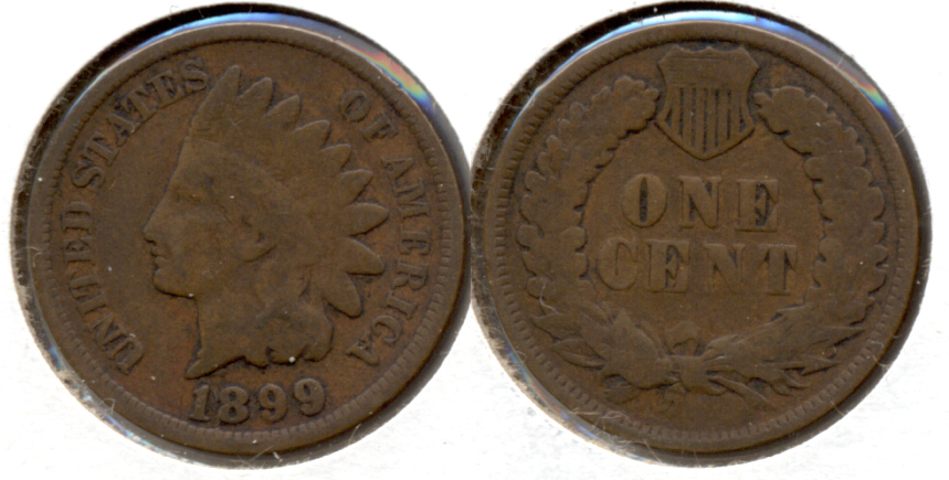 1899 Indian Head Cent Good-4 b