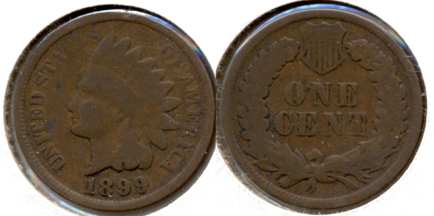 1899 Indian Head Cent Good-4 c