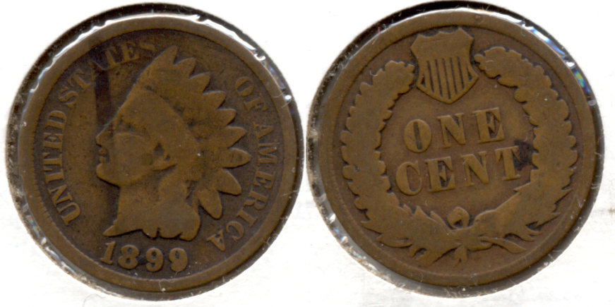 1899 Indian Head Cent Good-4 f