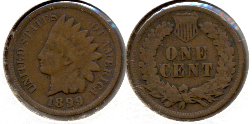 1899 Indian Head Cent Good-4 m