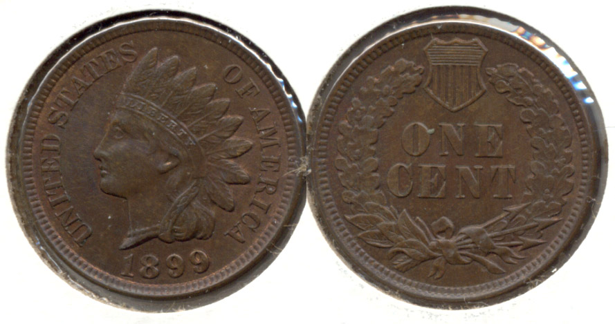 1899 Indian Head Cent MS-64 Brown