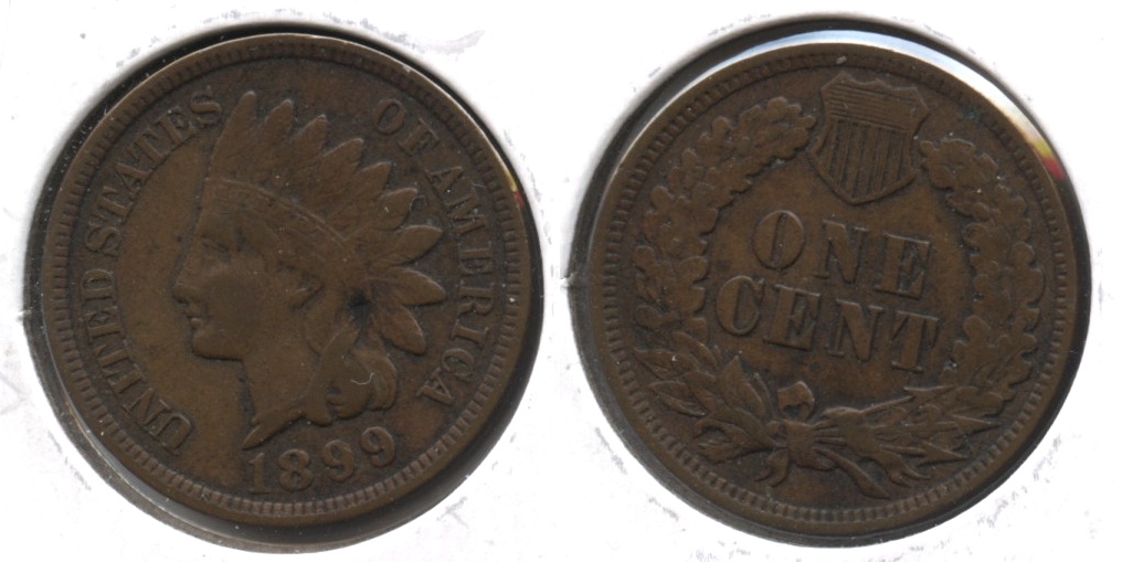1899 Indian Head Cent VF-20 #d