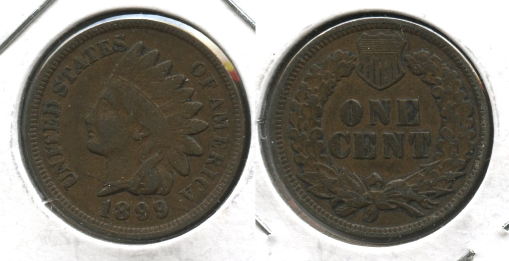 1899 Indian Head Cent VF-20 #q