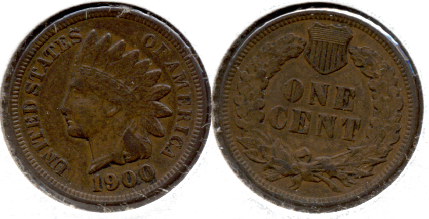 1900 Indian Head Cent EF-40