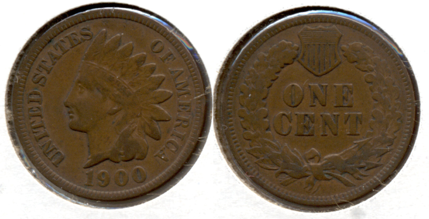 1900 Indian Head Cent Fine-12 a