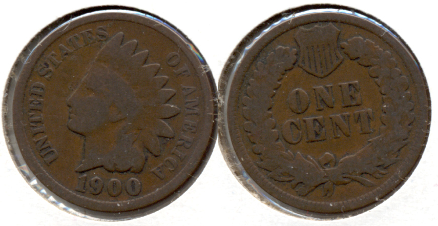 1900 Indian Head Cent Good-4 b