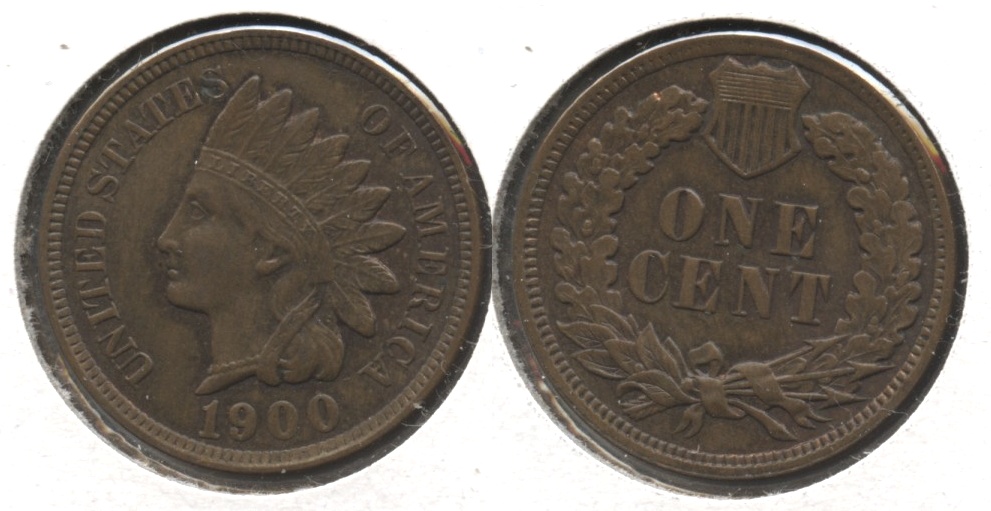 1900 Indian Head Cent MS-63 Brown #a