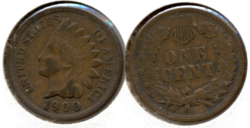 1900 Indian Head Cent VF-20