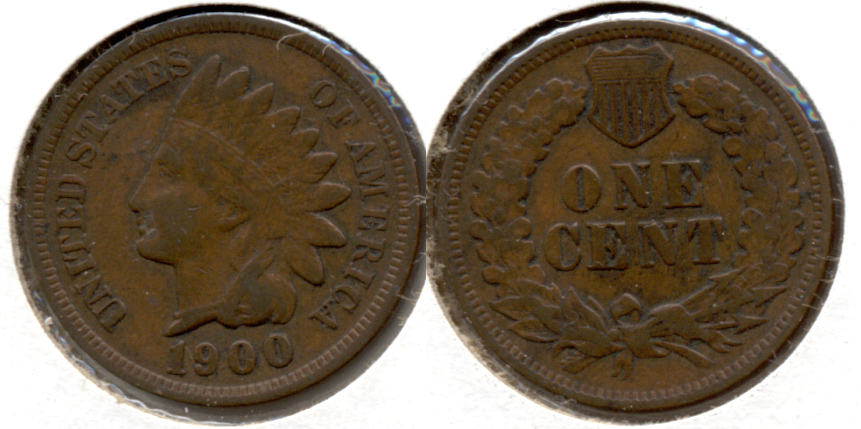 1900 Indian Head Cent VG-8