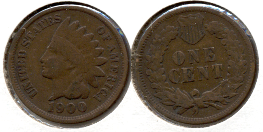 1900 Indian Head Cent VG-8 b