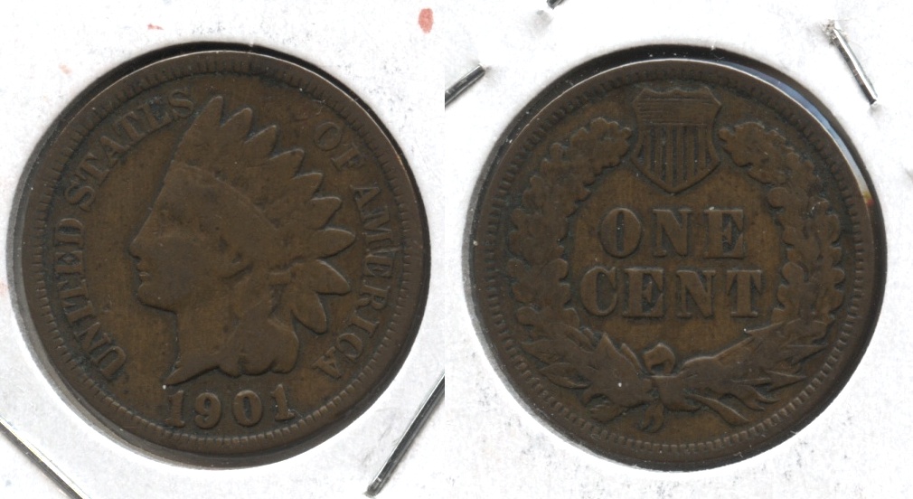 1901 Indian Head Cent Good-4 #f
