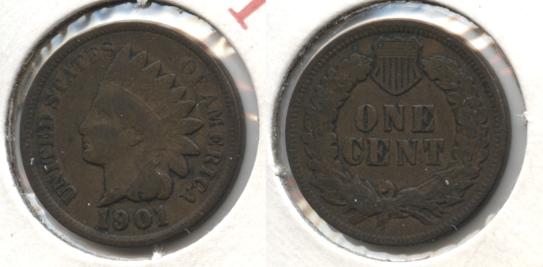 1901 Indian Head Cent Good-4 #g