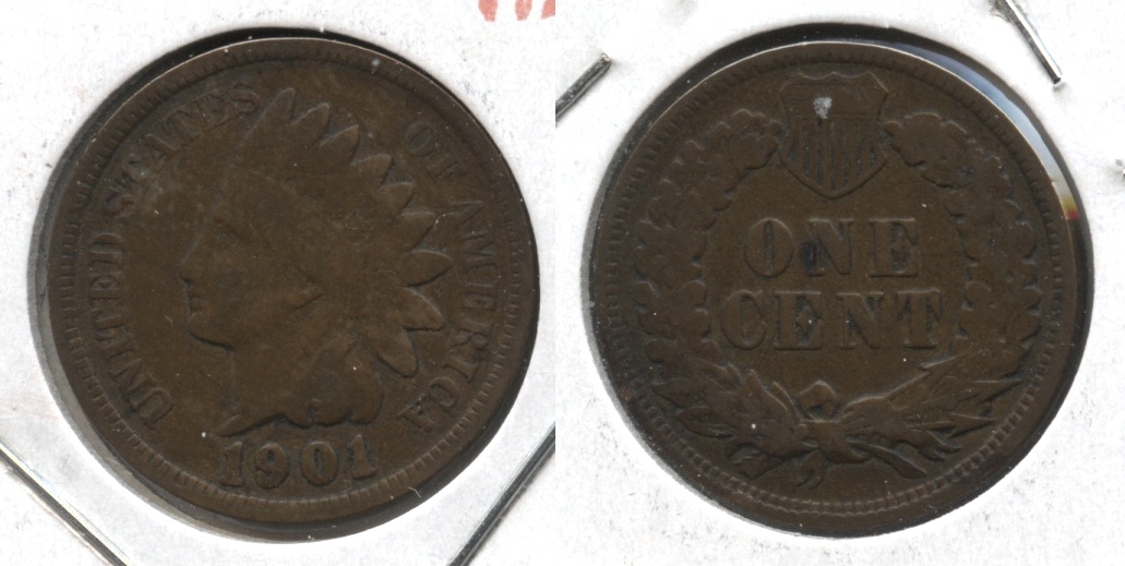 1901 Indian Head Cent Good-4 #h