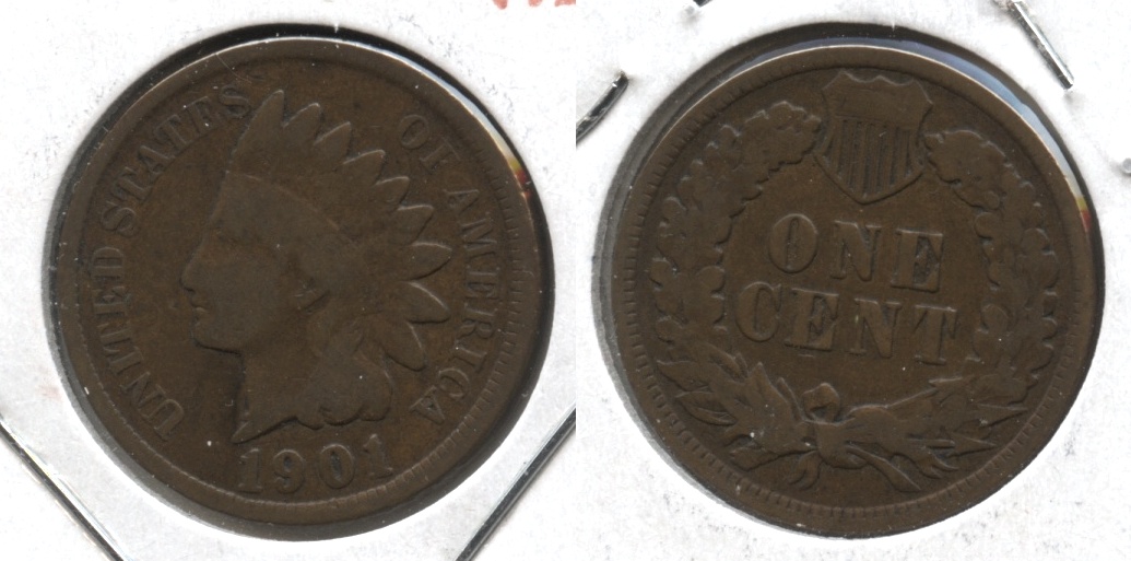 1901 Indian Head Cent Good-4 #k
