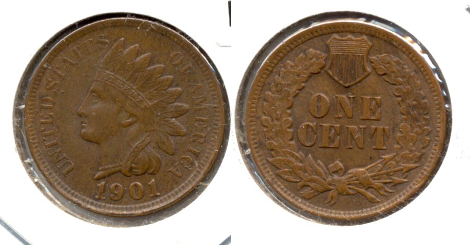 1901 Indian Head Cent MS-63 Brown c