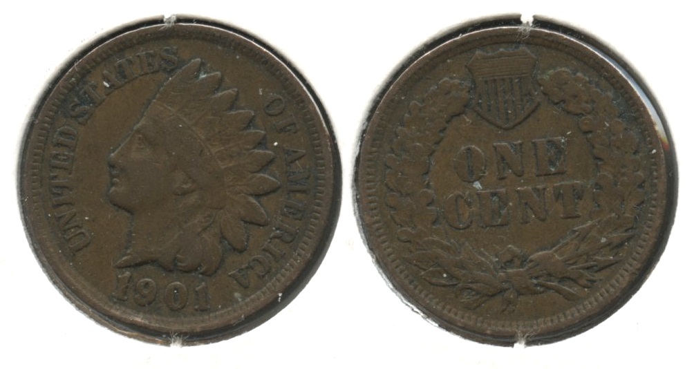 1901 Indian Head Cent VF-20 #y
