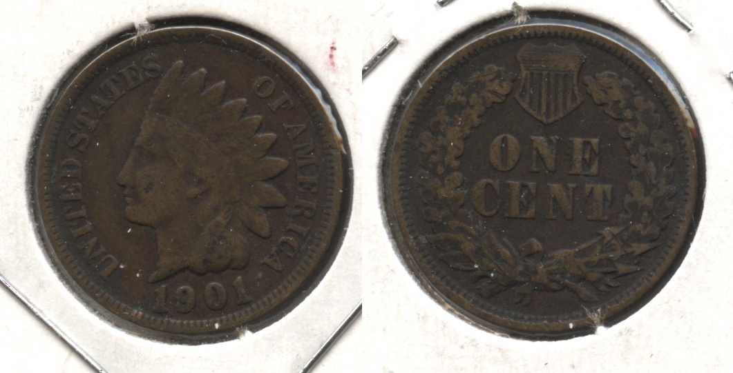 1901 Indian Head Cent VG-8 #h