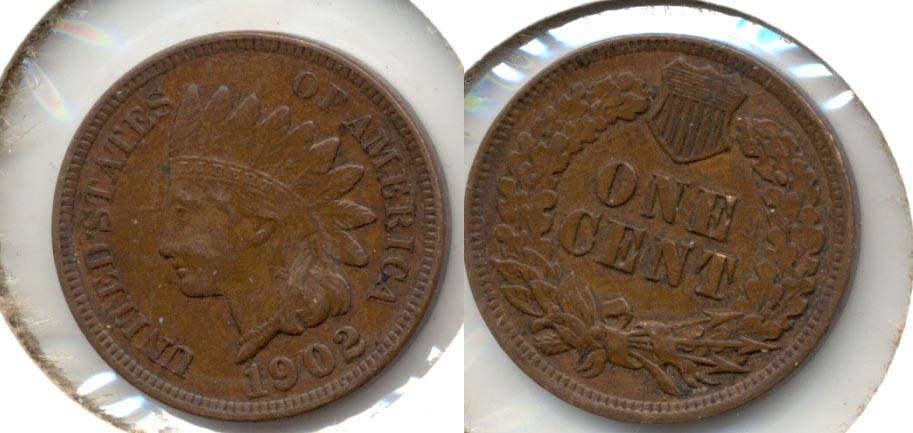 1902 Indian Head Cent AU-50 l