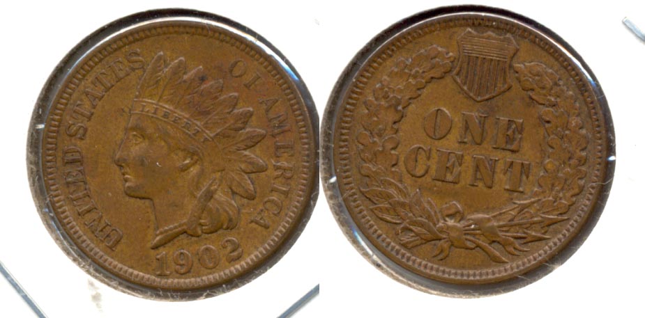 1902 Indian Head Cent AU-55