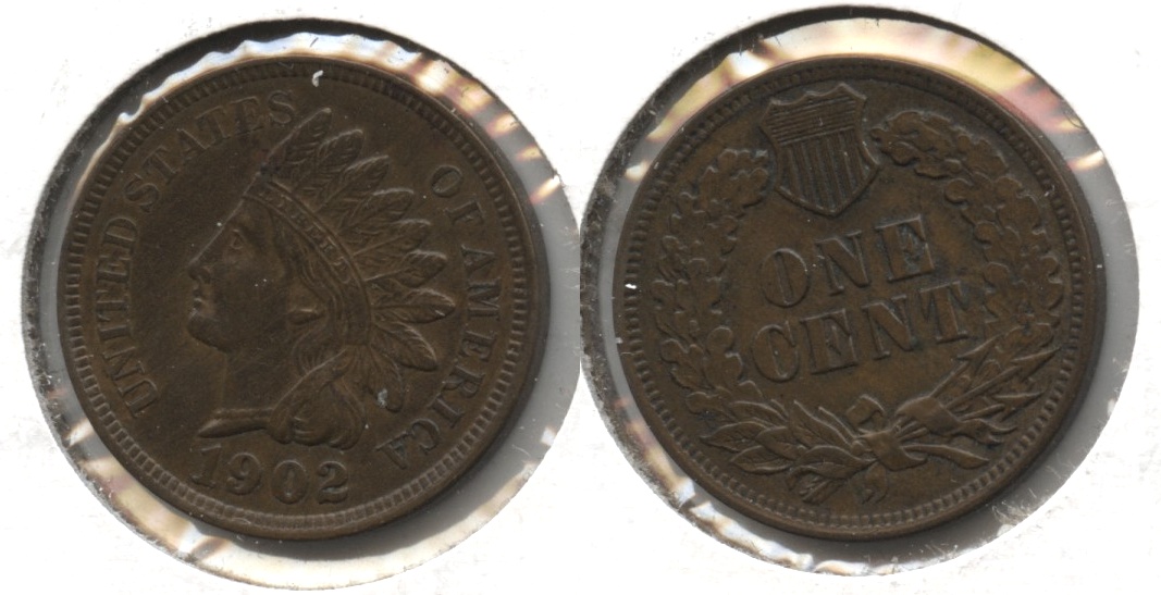 1902 Indian Head Cent AU-55 #d