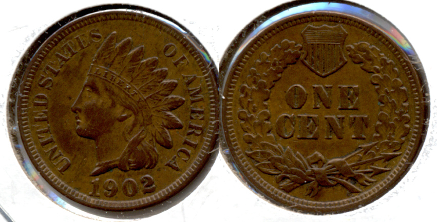 1902 Indian Head Cent EF-40 b