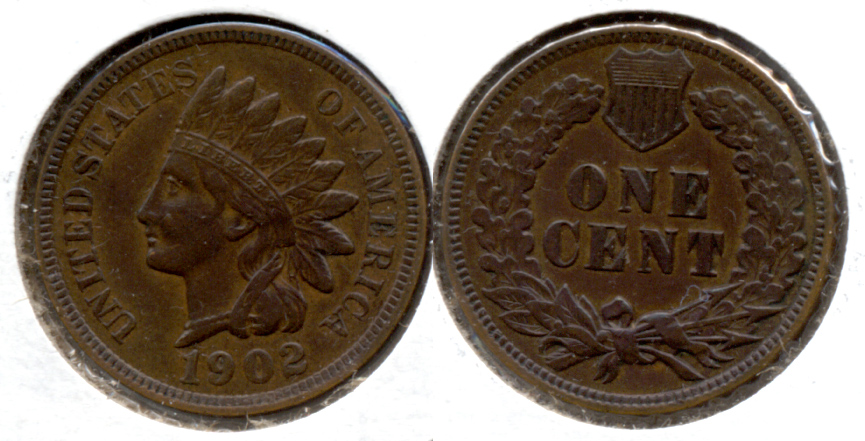 1902 Indian Head Cent EF-40 j