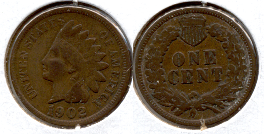 1902 Indian Head Cent Good-4 a