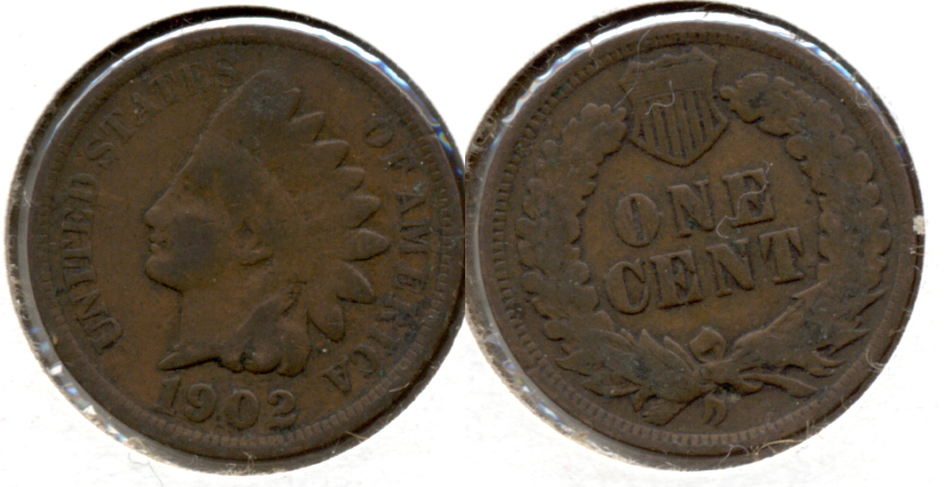 1902 Indian Head Cent Good-4 b