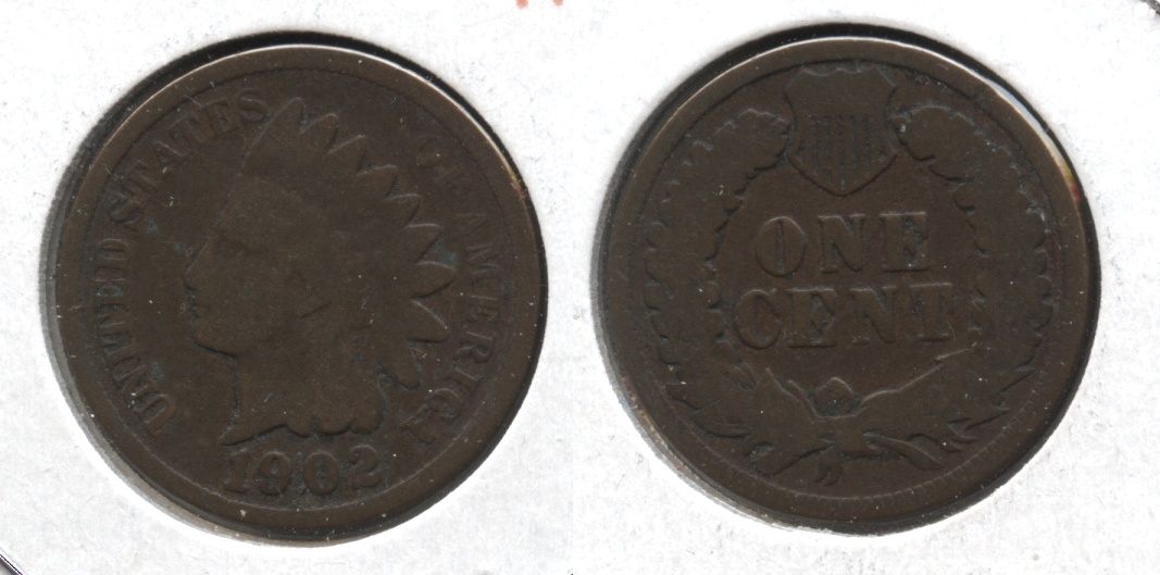1902 Indian Head Cent Good-4 #g