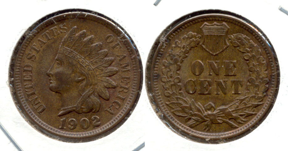 1902 Indian Head Cent MS-63 Brown