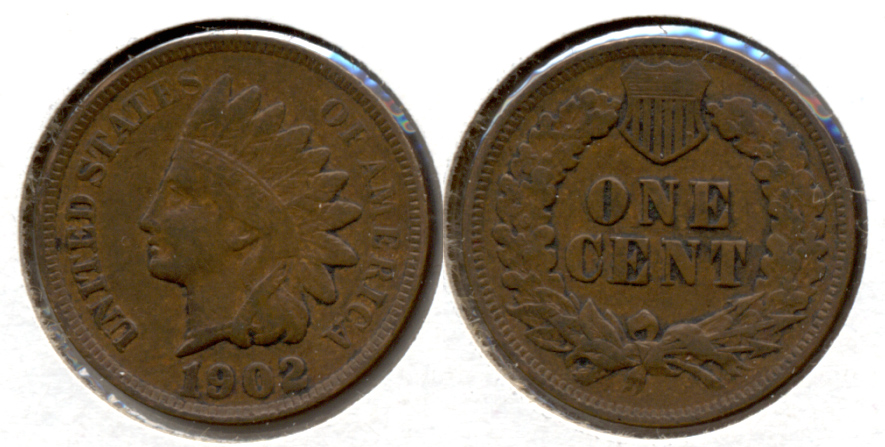 1902 Indian Head Cent VF-20