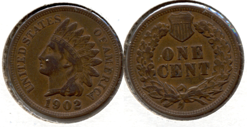 1902 Indian Head Cent VF-20 a