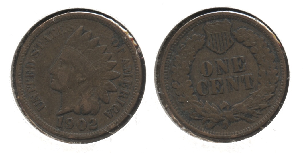 1902 Indian Head Cent VF-20 #ad