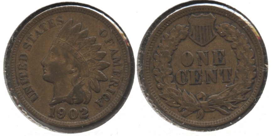 1902 Indian Head Cent VF-20 #s
