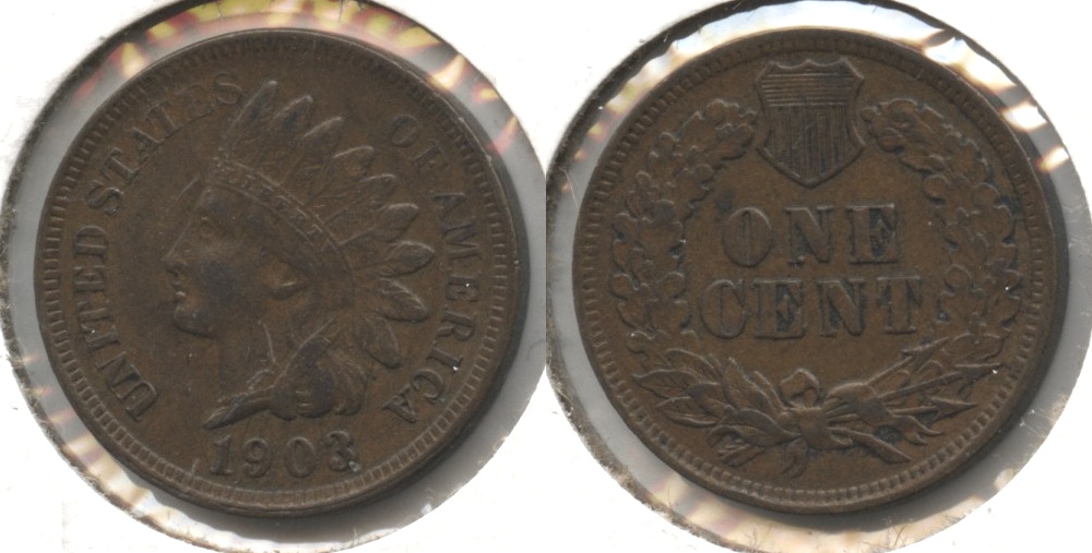 1903 Indian Head Cent EF-40 #h
