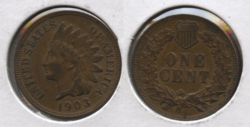 1903 Indian Head Cent EF-40 #r