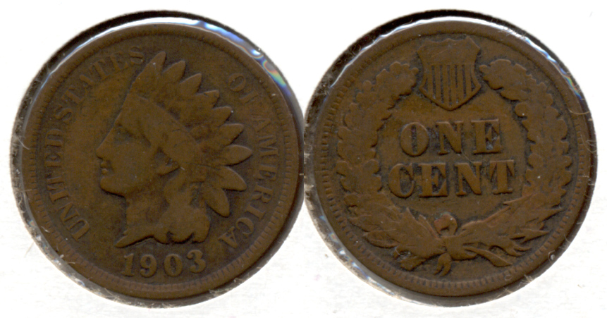 1903 Indian Head Cent Good-4 b