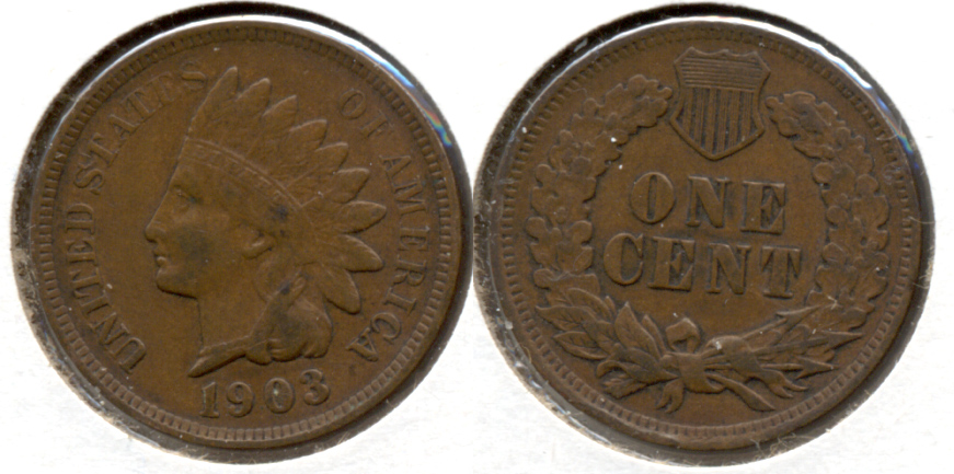 1903 Indian Head Cent VF-20 l