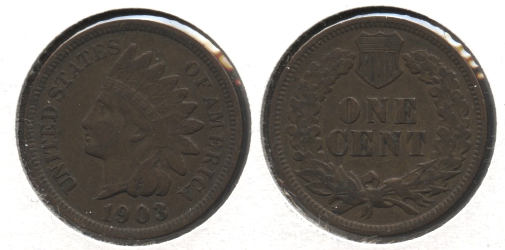 1903 Indian Head Cent VF-20 #s