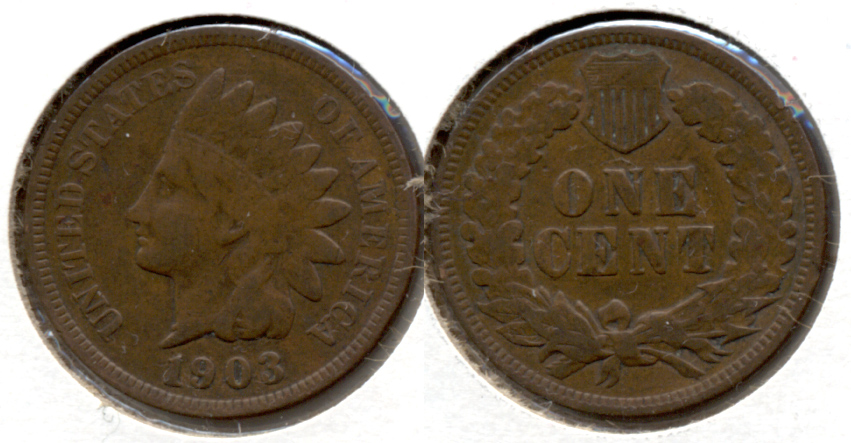 1903 Indian Head Cent VG-8 b