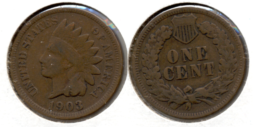 1903 Indian Head Cent VG-8 d