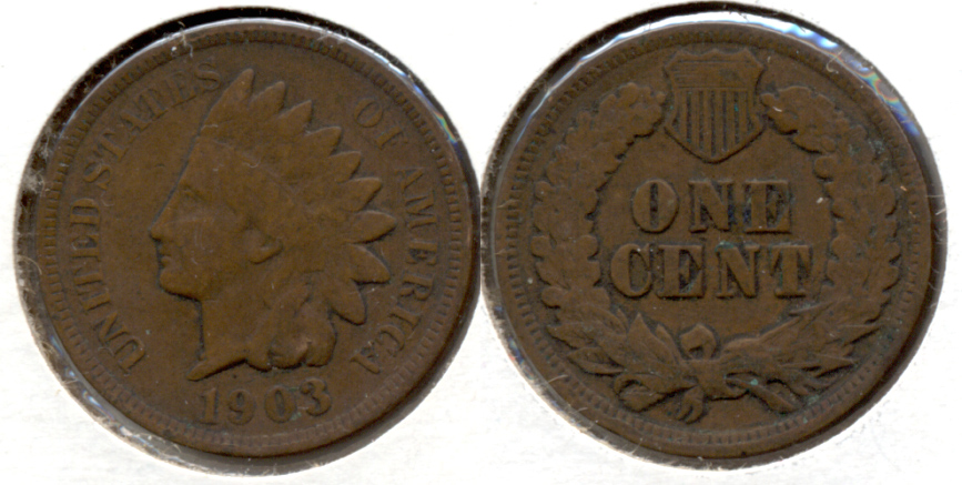 1903 Indian Head Cent VG-8 j