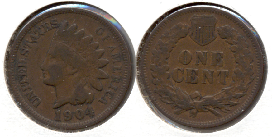 1904 Indian Head Cent Fine-12 g
